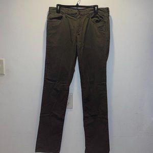 Vince Men's Brown Chinos Relaxed Fit 33x33